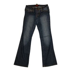 Y2K Dollhouse Button Fly Low-Rise Bootcut Jeans 5